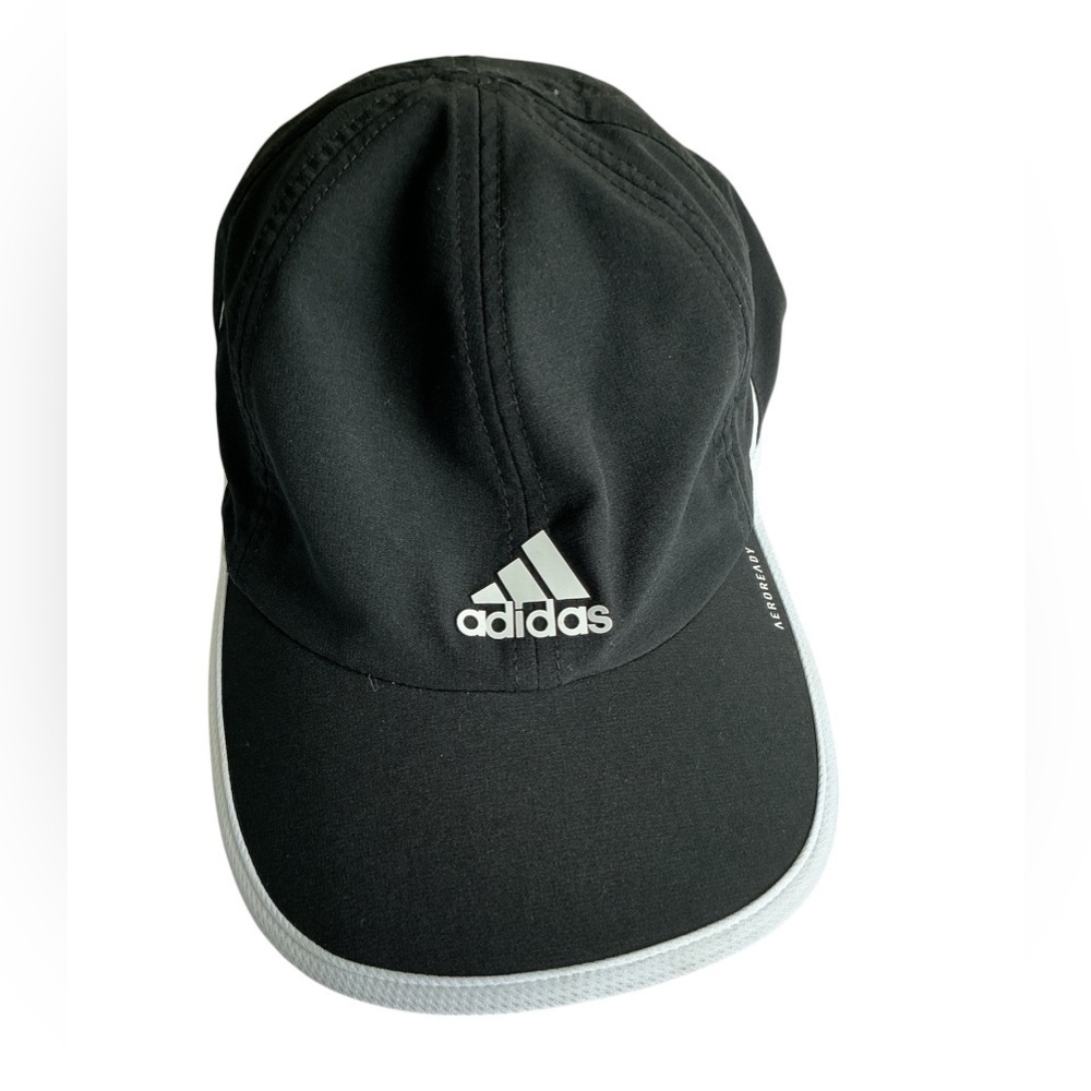 Adidas Black Cap with White Accents